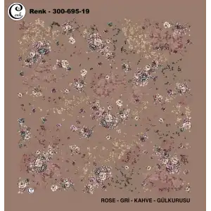 Cenk 100 cm Desenli Oyalık Yazma (Cnk-695-19)
