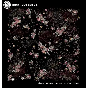 Cenk 100 cm Desenli Oyalık Yazma (Cnk-695-33)