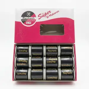 Reyhanlı 12 adet Dikiş İpi Siyah-(reyhanlı01)