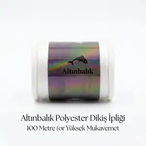 Altınbalık 1 adet Dikiş İpi Beyaz-(altınbalık01)