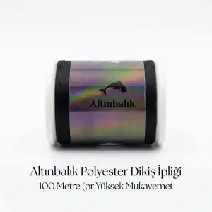 Altınbalık 1 adet Dikiş İpi Siyah-(altınbalık02)