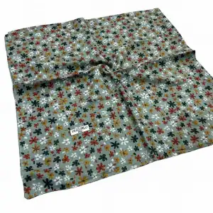 Huzurlu İpek Desenli Dikişli Yazma - (hd01-12)