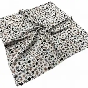 Huzurlu İpek Desenli Dikişli Yazma - (hd01-16)