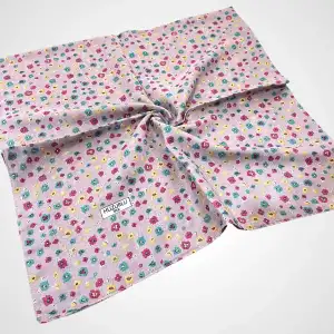 Huzurlu İpek Desenli Dikişli Yazma - (hd02-20)