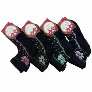 Miss Madam Kadın Desenli Tül Çorap - (mss01-08)