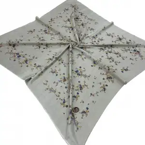 Huzurlu İpek Polyester Oyalık Yazma 100 cm - (PY01-19)