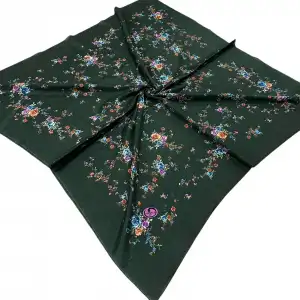 Huzurlu İpek Polyester Oyalık Yazma 100 cm - (PY01-21)