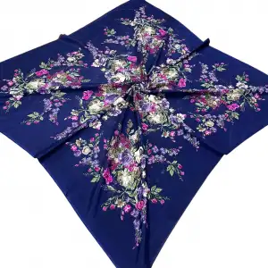 Huzurlu İpek Polyester Oyalık Yazma 100 cm - (PY02-20)