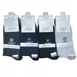 Ağıllı Erkek Dikişsiz Soket Çorap 12 Adet-(EÇ02-06)