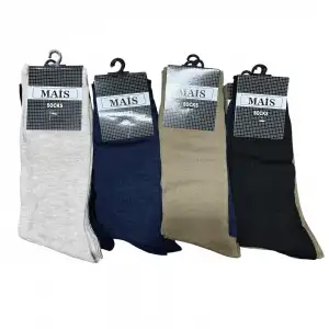 İhracat Fazlası Toptan Erkek Çorap 12’li Karışık Paket -(IH01-01)