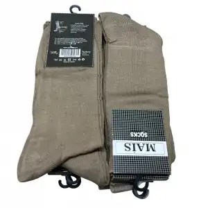 İhracat Fazlası Toptan Erkek Çorap 12’li Vizon Paket -(IH01-04)