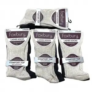 İhracat Fazlası Toptan Bayan Soket Çorap 12’li Karışık Paket -(IH01-21)