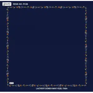 Reyyan İpek 100 cm Desenli Oyalık Yazma (ryyn-449-25)