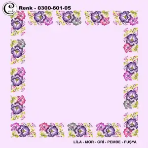 Cenk 100cm Ortası Boş Oyalık Yazma (Cnk-601-05)