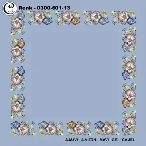 Cenk 100cm Ortası Boş Oyalık Yazma (Cnk-601-13)
