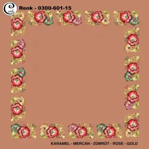 Cenk 100cm Ortası Boş Oyalık Yazma (Cnk-601-15)