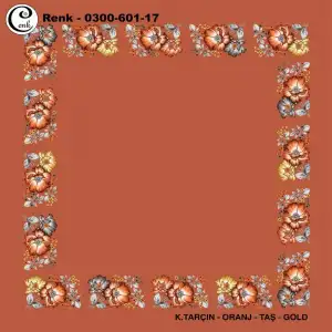 Cenk 100cm Ortası Boş Oyalık Yazma (Cnk-601-17)
