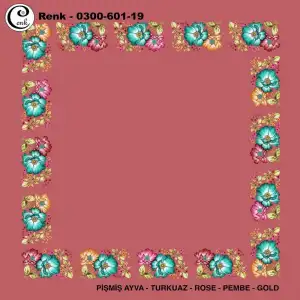 Cenk 100cm Ortası Boş Oyalık Yazma (Cnk-601-19)