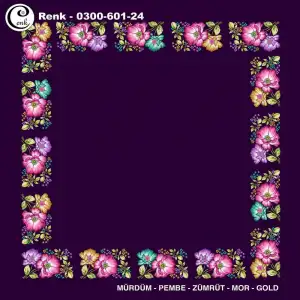 Cenk 100cm Ortası Boş Oyalık Yazma (Cnk-601-24)