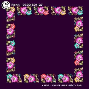 Cenk 100cm Ortası Boş Oyalık Yazma (Cnk-601-27)