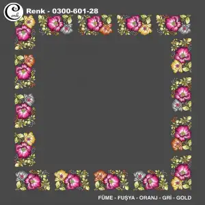 Cenk 100cm Ortası Boş Oyalık Yazma (Cnk-601-28)