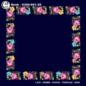 Cenk 100cm Ortası Boş Oyalık Yazma (Cnk-601-29)