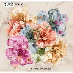 Reyyan İpek 100 cm Desenli Oyalık Yazma (ryyn-451-11)