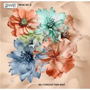 Reyyan İpek 100 cm Desenli Oyalık Yazma (ryyn-453-02)