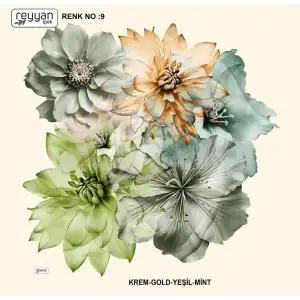 Reyyan İpek 100 cm Desenli Oyalık Yazma (ryyn-453-05)