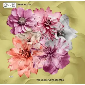 Reyyan İpek 100 cm Desenli Oyalık Yazma (ryyn-453-06)