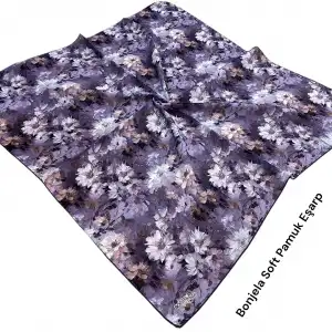 Bonjela El Dikişli Dijital Soft Eşarp-soft58-02