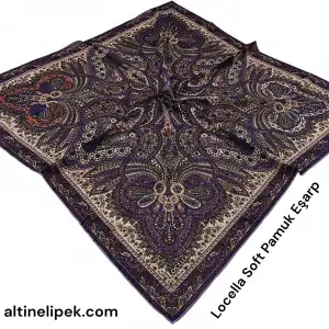 Locella Soft Pamuk Eşarp-soft60-07