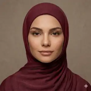 Zenica Lüx Penye Şal – (Bordo) - (ZP01-12)