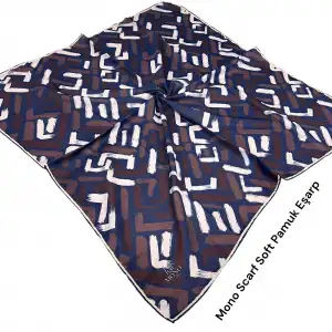 Mono Scarfs El Dikişli Dijital Soft Eşarp-soft07-03