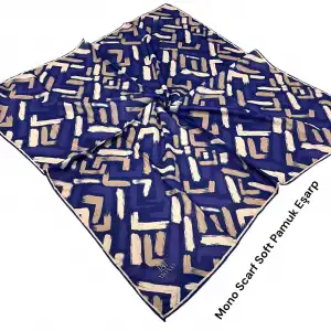 Mono Scarfs El Dikişli Dijital Soft Eşarp-soft07-09