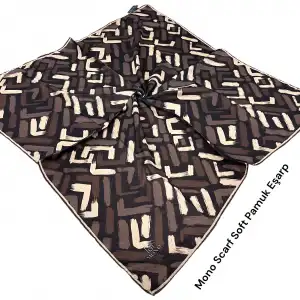 Mono Scarfs El Dikişli Dijital Soft Eşarp-soft07-10