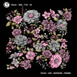 Cenk 100 cm Desenli Oyalık Yazma (Cnk-716-33)