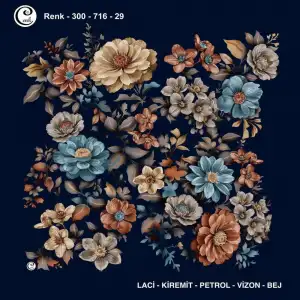 Cenk 100 cm Desenli Oyalık Yazma (Cnk-716-29)