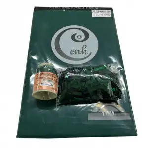 Cenk Düz Yazma Zümrüt + Altınbaşak Polyester Oya İpi + Baget Oya Pulu Seti – Hazır Oya Paketi (200 TL) (305-758)