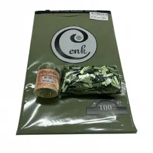 Cenk Düz Yazma Çağla Yeşil + Altınbaşak Polyester Oya İpi + Baget Oya Pulu Seti – Hazır Oya Paketi (200 TL) (305-198)