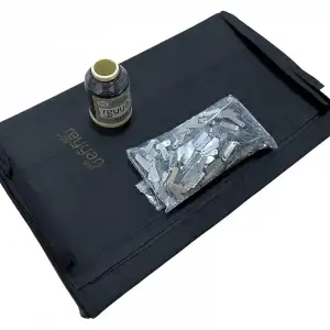 Reyyan İpek 3’lü Hazır Oya Paketi Siyah-070-1 | Yazma + Oya İpi + Baget Pleksi Pul Seti-RHP070-1