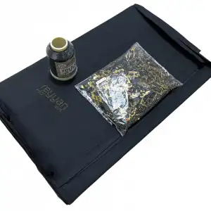 Reyyan İpek 3’lü Hazır Oya Paketi Siyah-070-3 | Yazma + Oya İpi + Baget Pleksi Pul Seti-RHP070-3