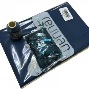 Reyyan İpek 3’lü Hazır Oya Paketi Koyu Petrol-062 | Yazma + Oya İpi + Baget Pleksi Pul Seti-RHP062