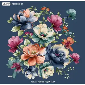 Reyyan İpek 100 cm Desenli Oyalık Yazma (ryyn-456-38)