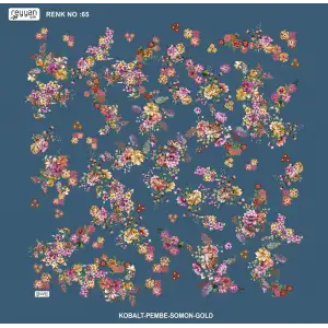 Reyyan İpek 100 cm Desenli Oyalık Yazma (ryyn-457-19)