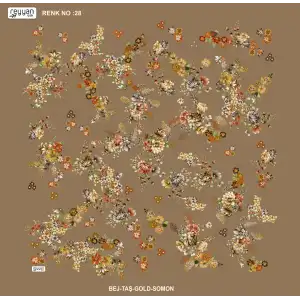 Reyyan İpek 100 cm Desenli Oyalık Yazma (ryyn-457-24)