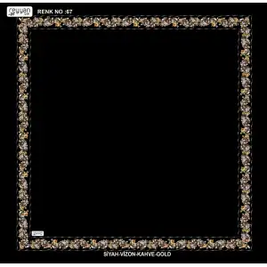 Reyyan İpek 100 cm Desenli Oyalık Yazma (ryyn-458-02)