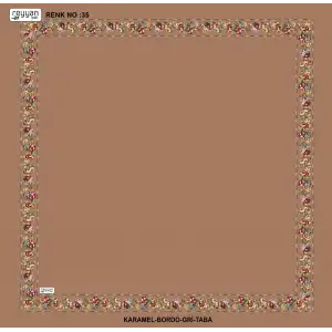 Reyyan İpek 100 cm Desenli Oyalık Yazma (ryyn-458-16)