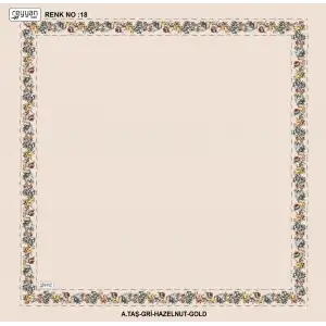 Reyyan İpek 100 cm Desenli Oyalık Yazma (ryyn-458-21)