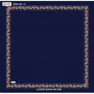 Reyyan İpek 100 cm Desenli Oyalık Yazma (ryyn-458-22)